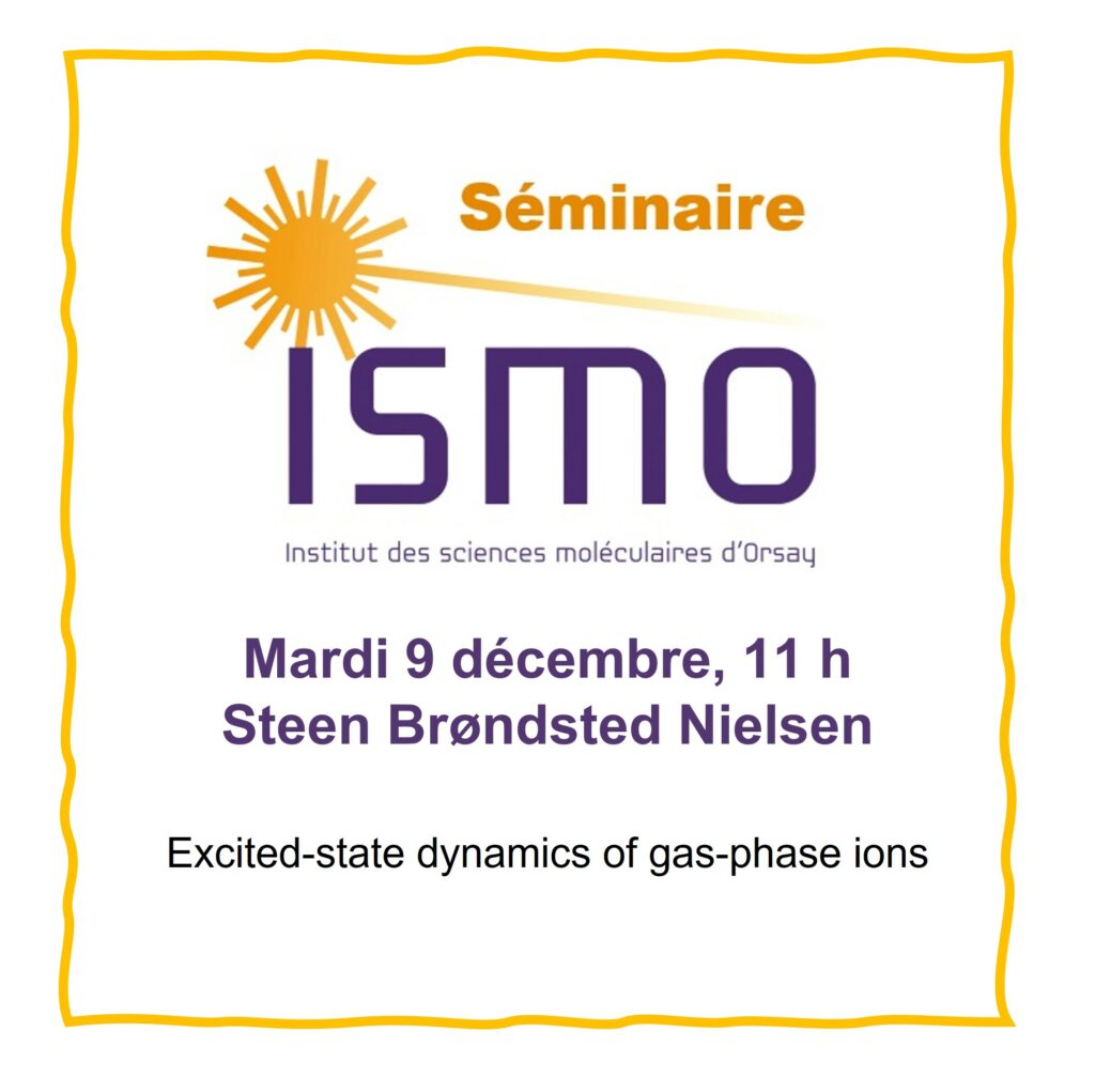 Steen Brøndsted Nielsen
Tuesday December 9, 11 am
ISMO Amphitheater