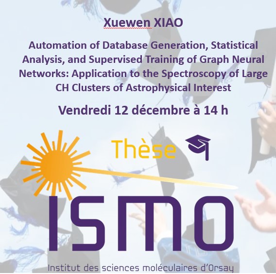 Xuewen XIAO
Friday December 12, 2pm
ISMO amphitheater
