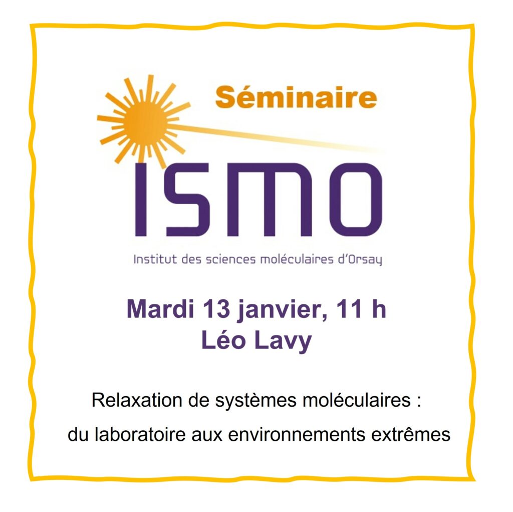 Léo Lavy
Mardi 13 janvier, 11 h
Amphitheâtre de l'ISMO