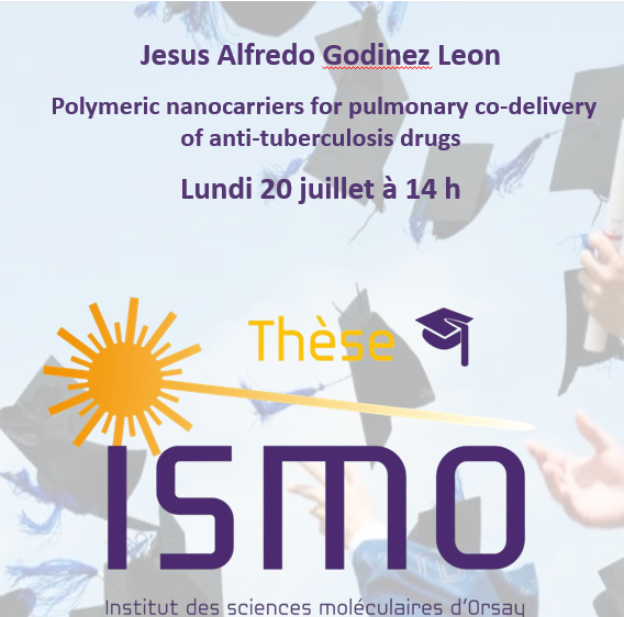 PhD defense of Jesus Alfredo Godinez Leon
July 20th, 2 pm
ISMO Amphitheater