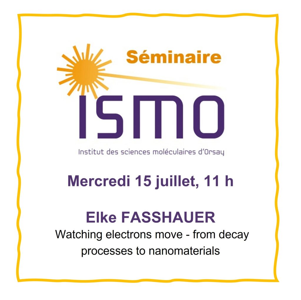 Elke Fasshauer
Mercredi 15 juillet à 11h
Amphithéâtre de l'ISMO