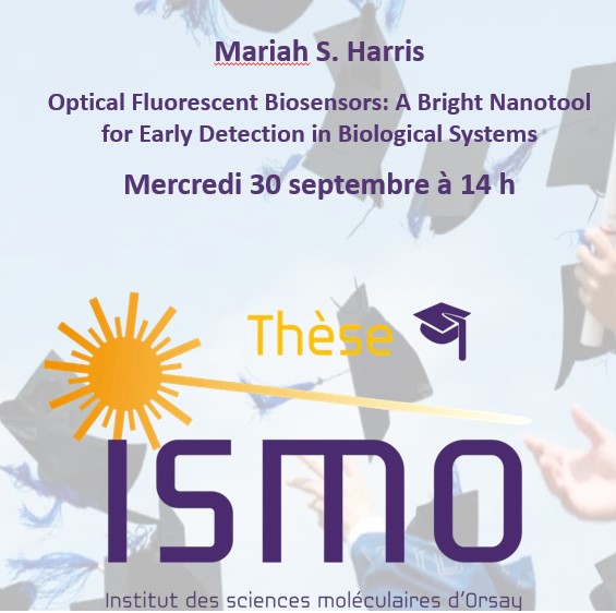Optical Fluorescent Biosensors: A Bright Nanotool for Early Detection in Biological Systems
September 30th, 2 pm
ISMO Amphitheater